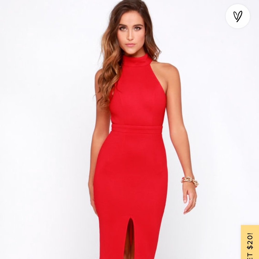 Brand new red lulus dress. Perfect condition!
